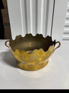 French Polished Brass Raffraichsor or Jardiniere, 19th Century