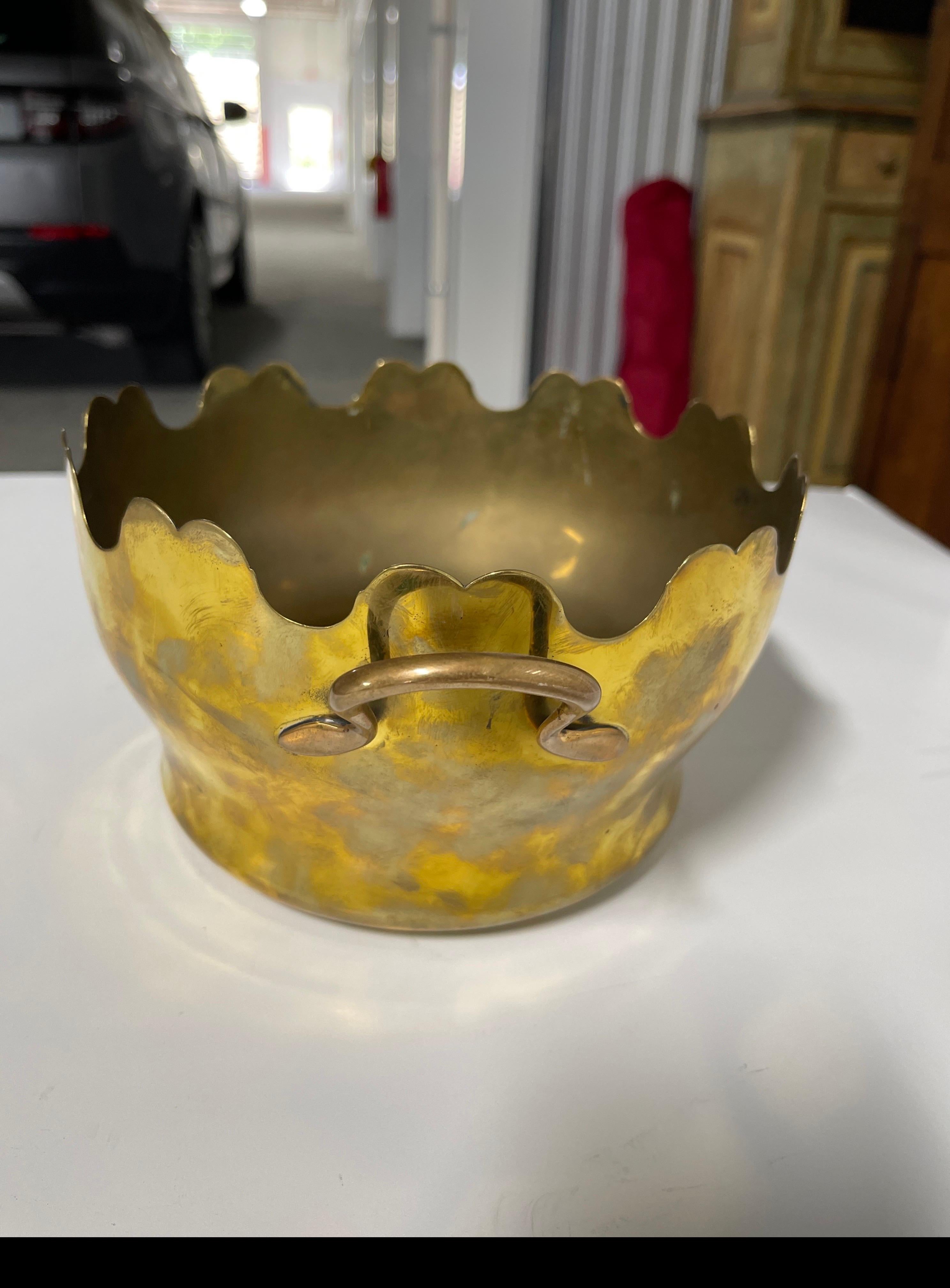 Raffraichsor o Jardiniere francese in ottone lucido, XIX secolo in vendita 2