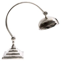 French Polished Nickel Vintage Lamps