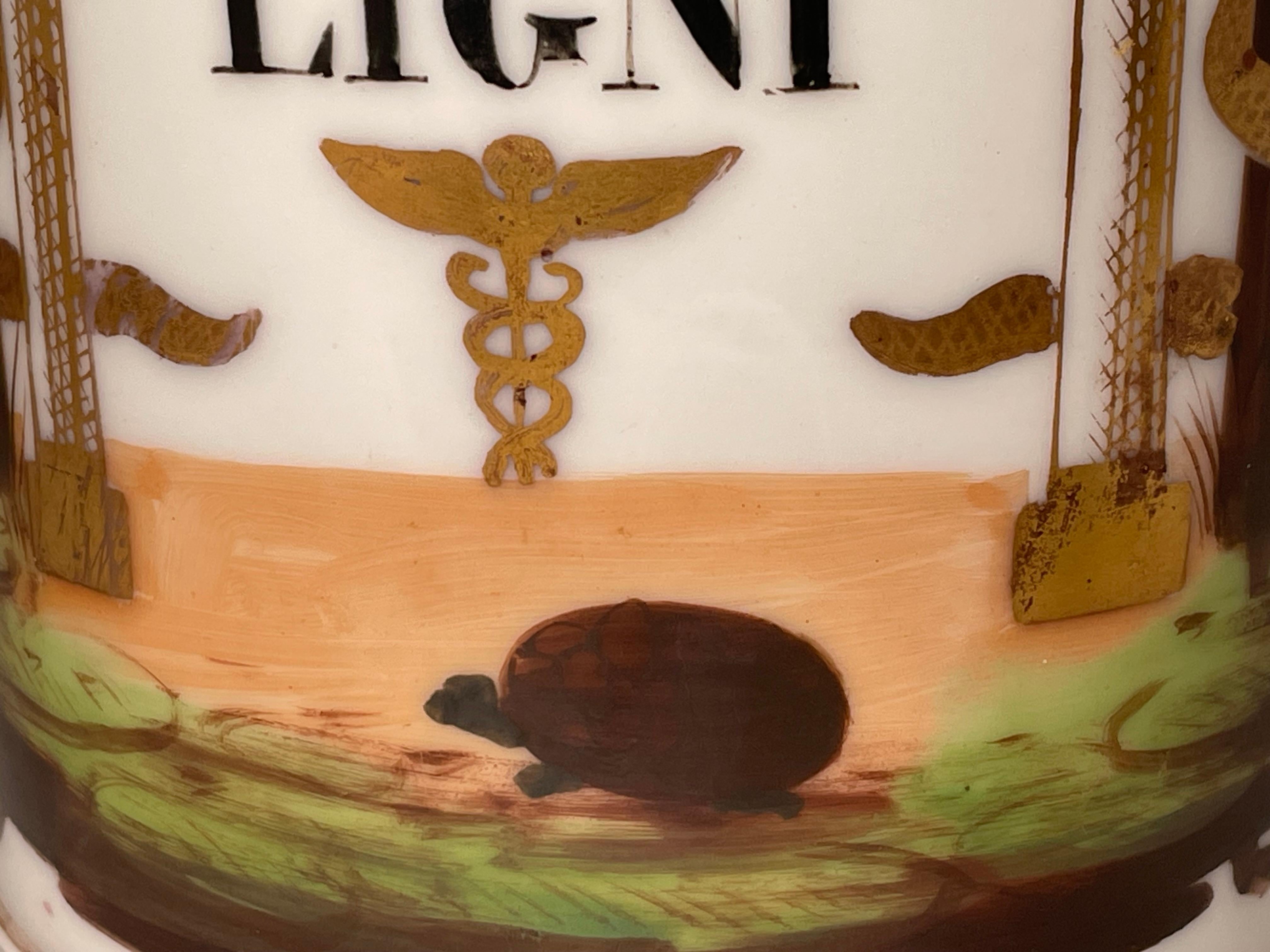 Vaso da farmacia in porcellana francese in vendita 4
