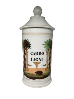French Porcelain Apothecary Jar