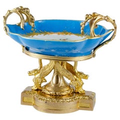 French porcelain centerpiece, mid-19th century Sevres.