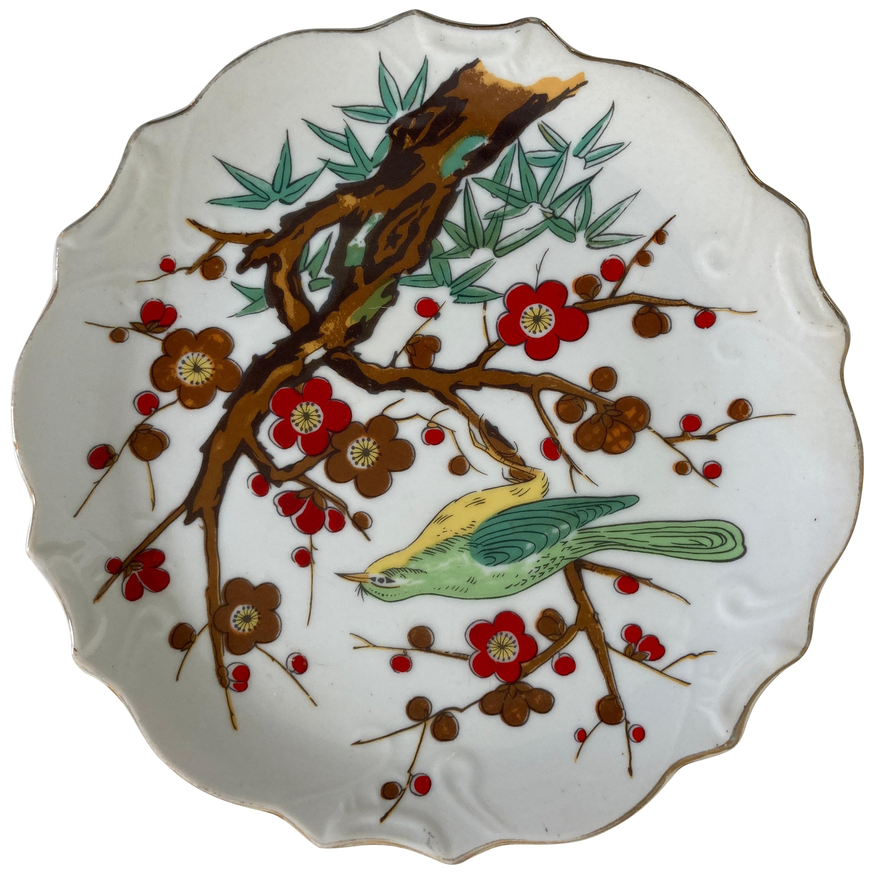 French Porcelain Collector Hanging Plate