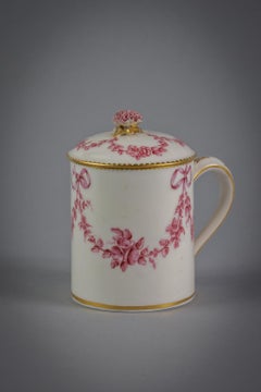 French Porcelain Covered Goblet, Sevres, Dated 1763