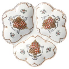French Porcelain Divided Presentation Dish by House Of Toussi Court