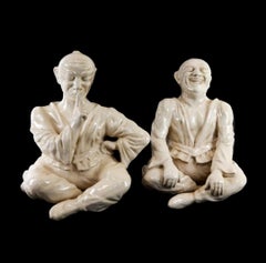 Pair Of Mid-Century French Porcelain Figures