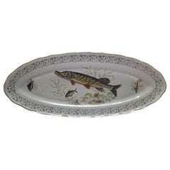 French Porcelain Fish Platter