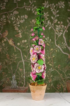 French Porcelain Hollyhock