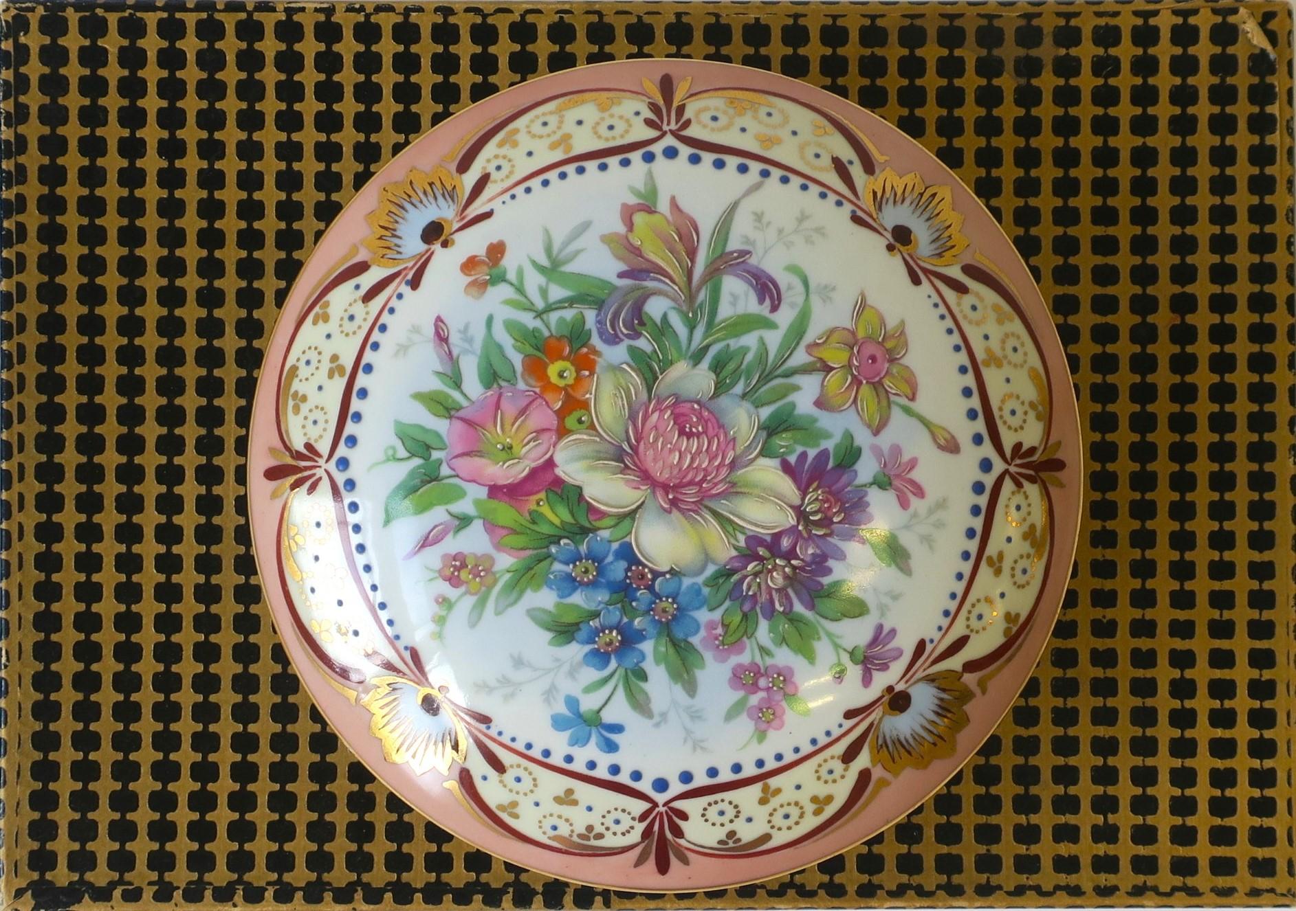 20th Century French Porcelain Jewelry Box For Sale
