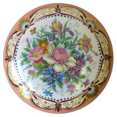 French Porcelain Jewelry Box