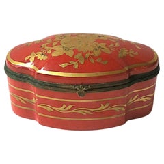 Joyero francés de porcelana