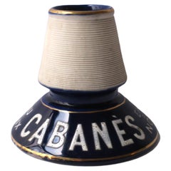 Antique French Porcelain Match Striker