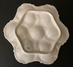 French Porcelain Oyster Plate "Haviland pour Gilman Collamore", 19th Century