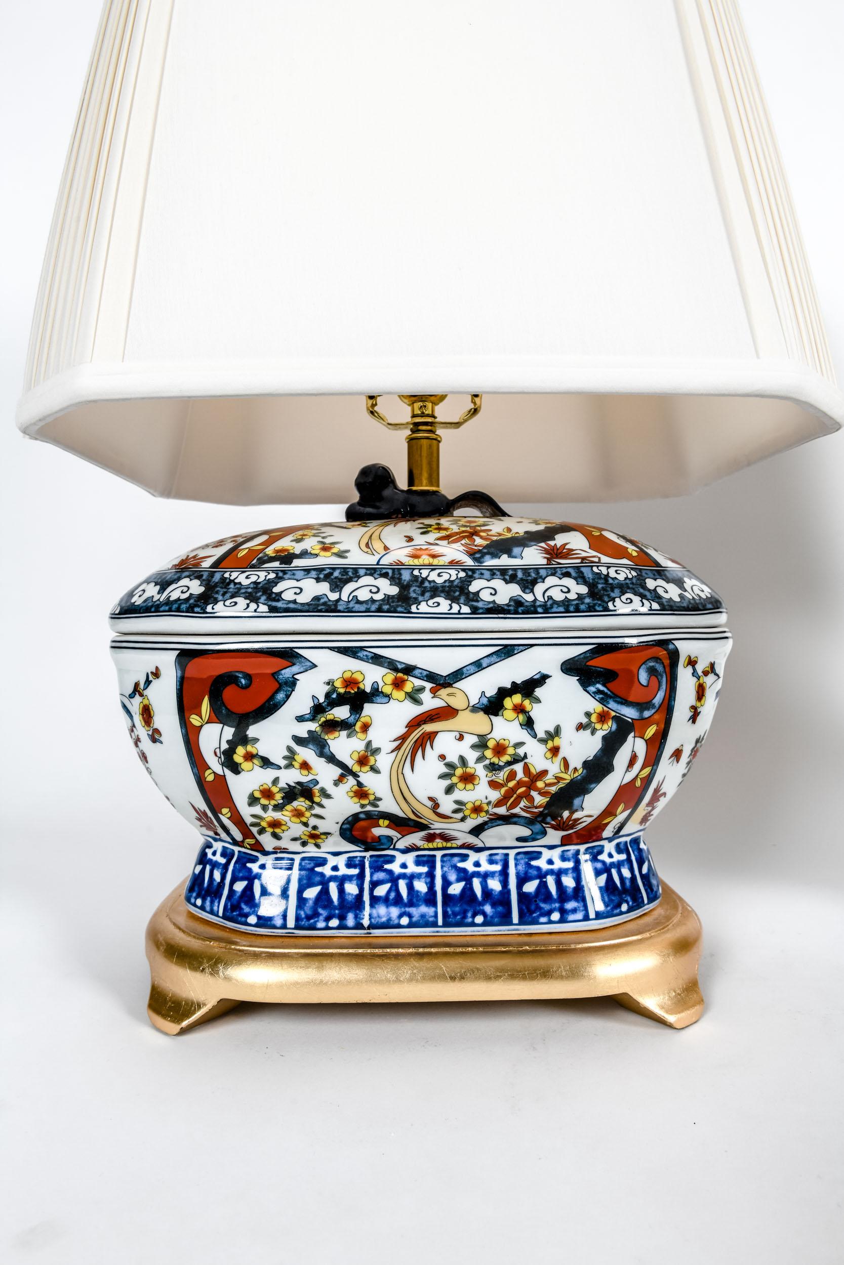 French Porcelain Late 20th Century Table Lamps 6