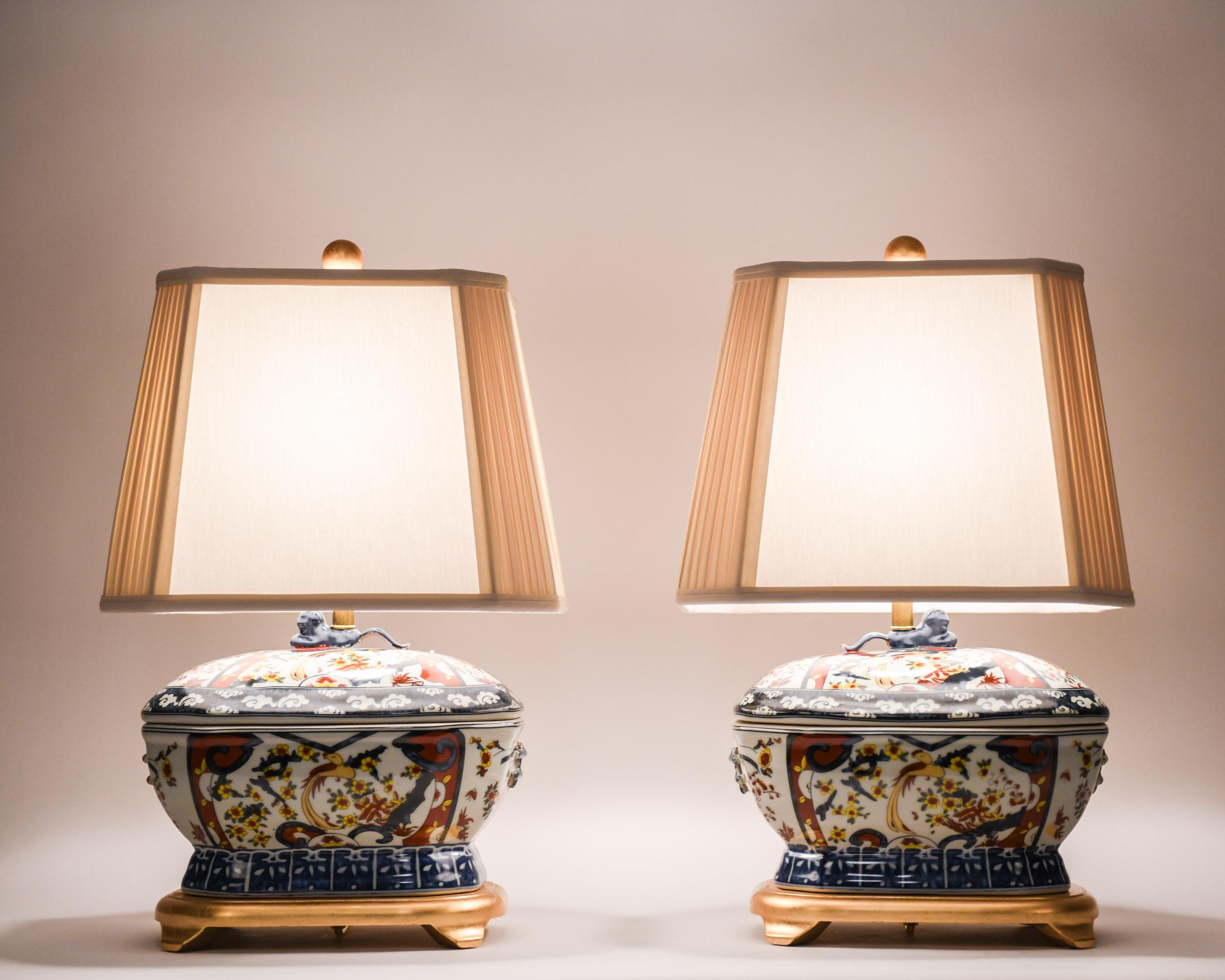 French Porcelain Late 20th Century Table Lamps 10