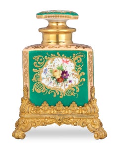 French Porcelain Perfume Bottle