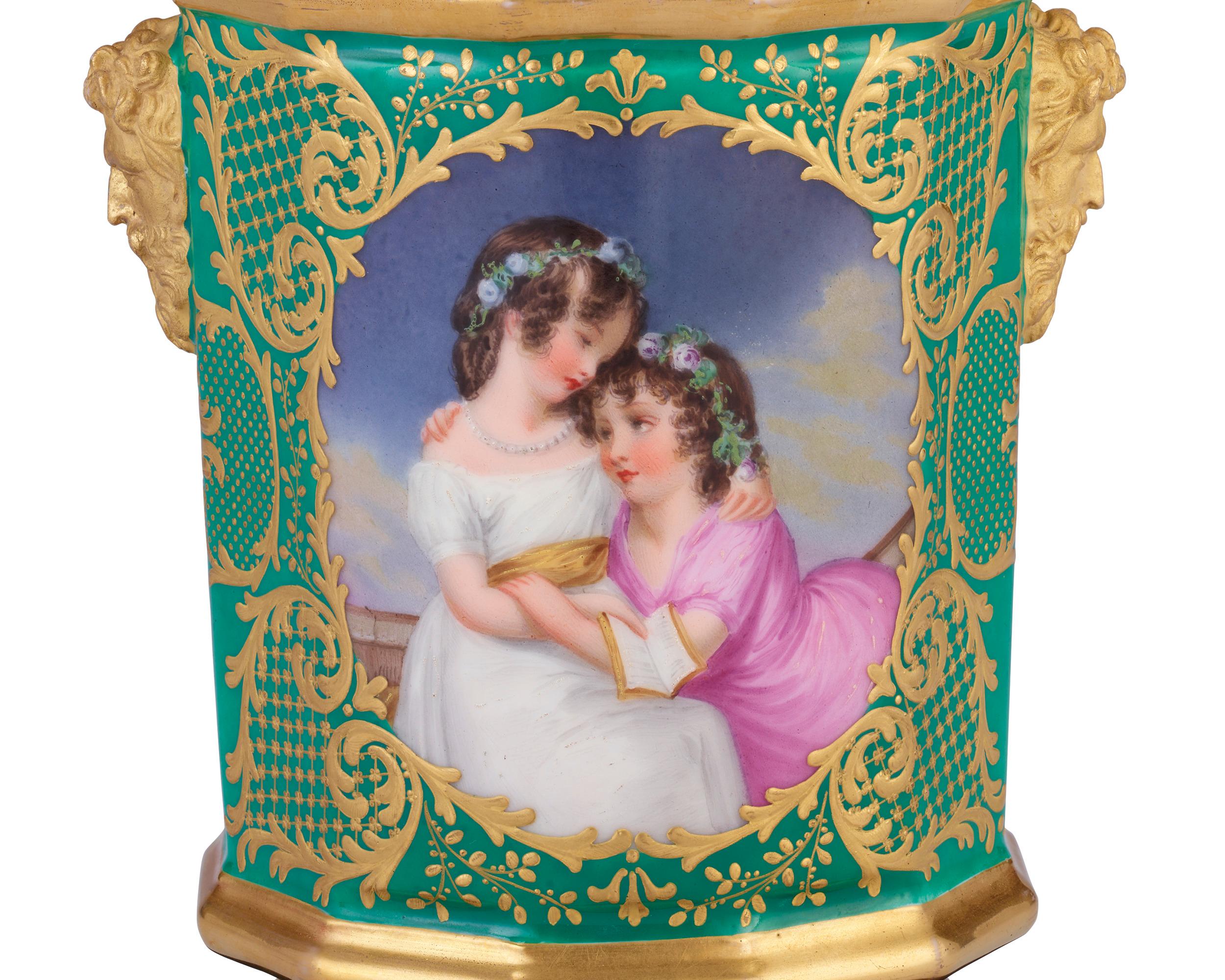 French Porcelain Potpourri Pots In Excellent Condition For Sale In New Orleans, LA