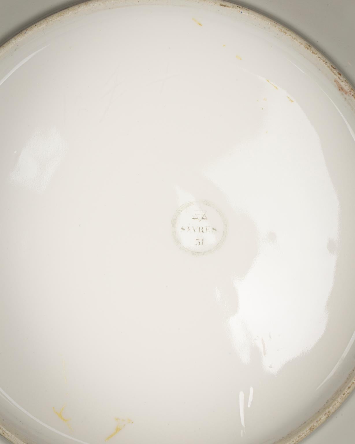 Part One en porcelaine de Sèvres 'Bleu Agate', daté 1831 Bon état - En vente à New York, NY