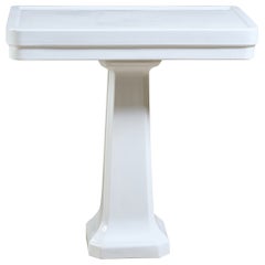 French Porcelain Shaving/Make Up Table