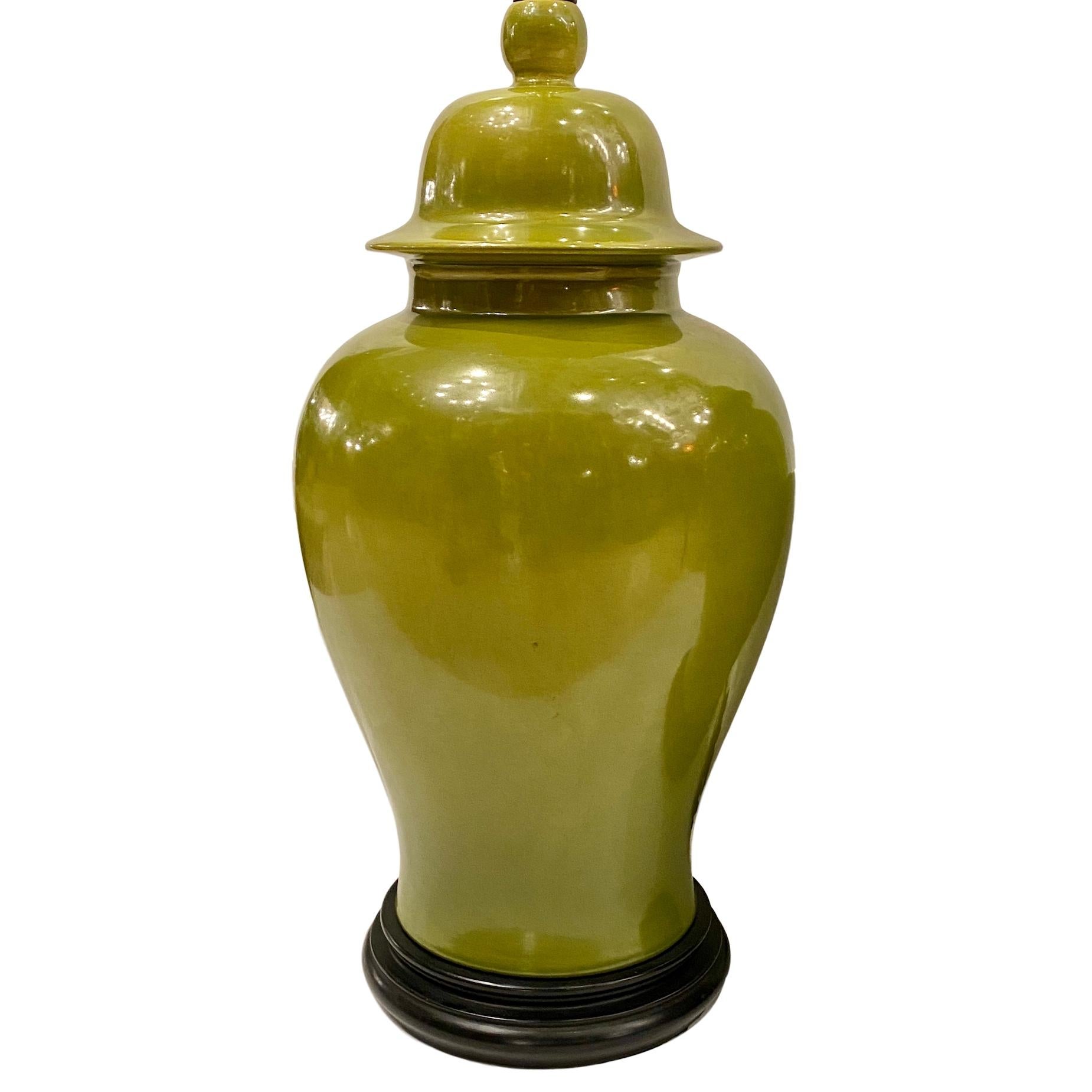 vintage ginger jar lamp
