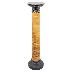 Französisch Portoro und Siena Marmor Pedestal
