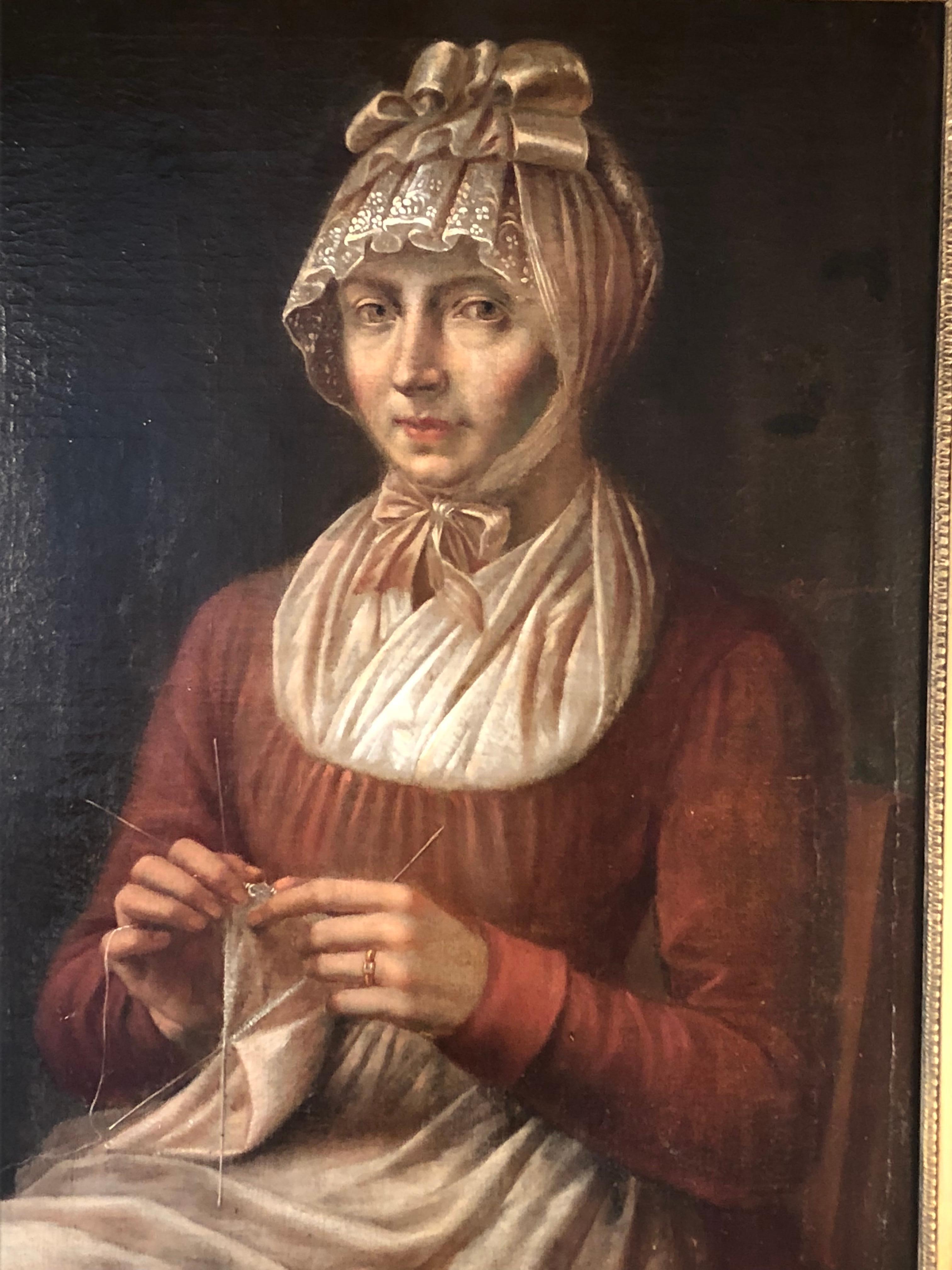 French Portrait of a Woman, 18th Century 1