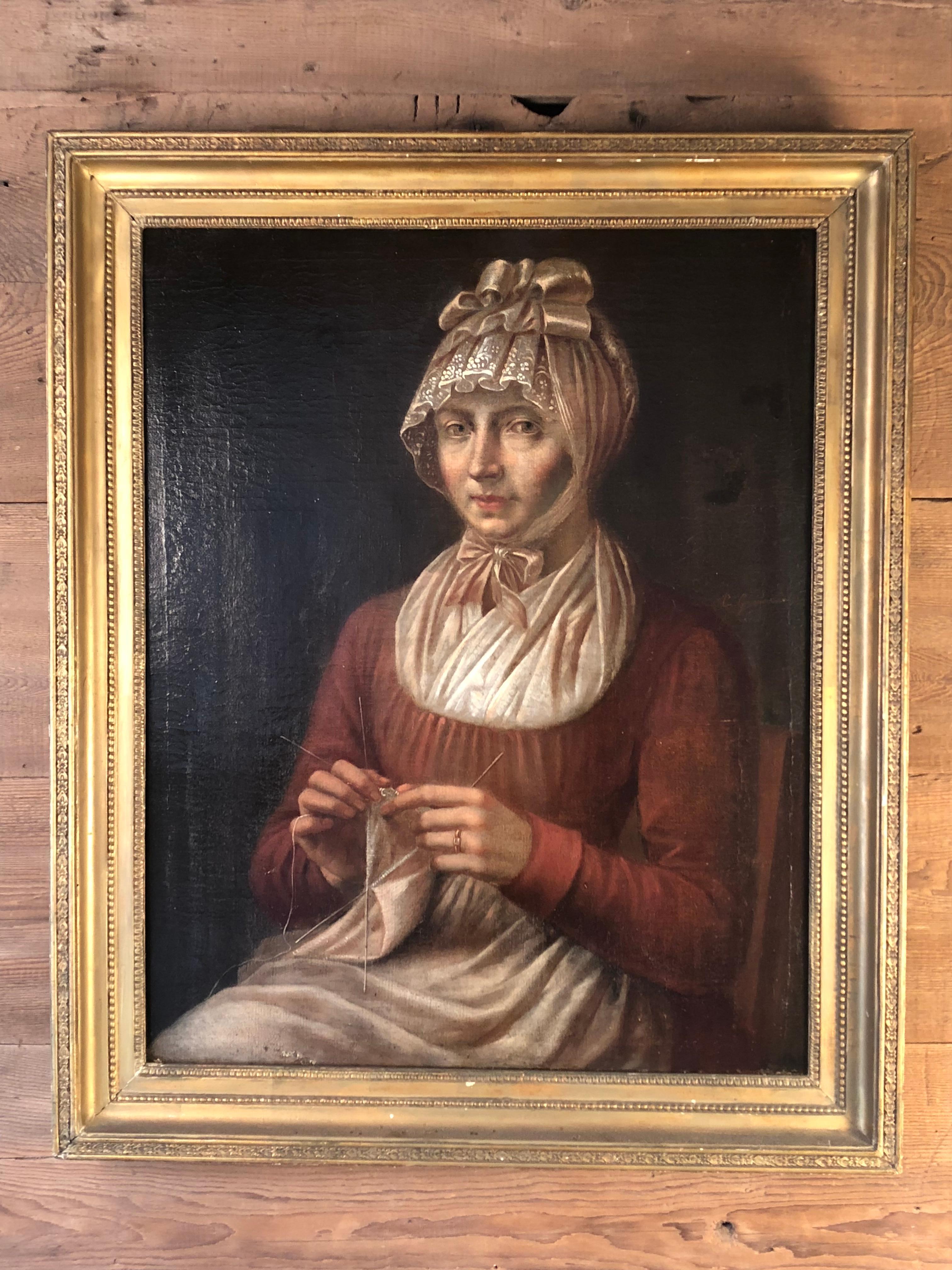French Portrait of a Woman, 18th Century 2