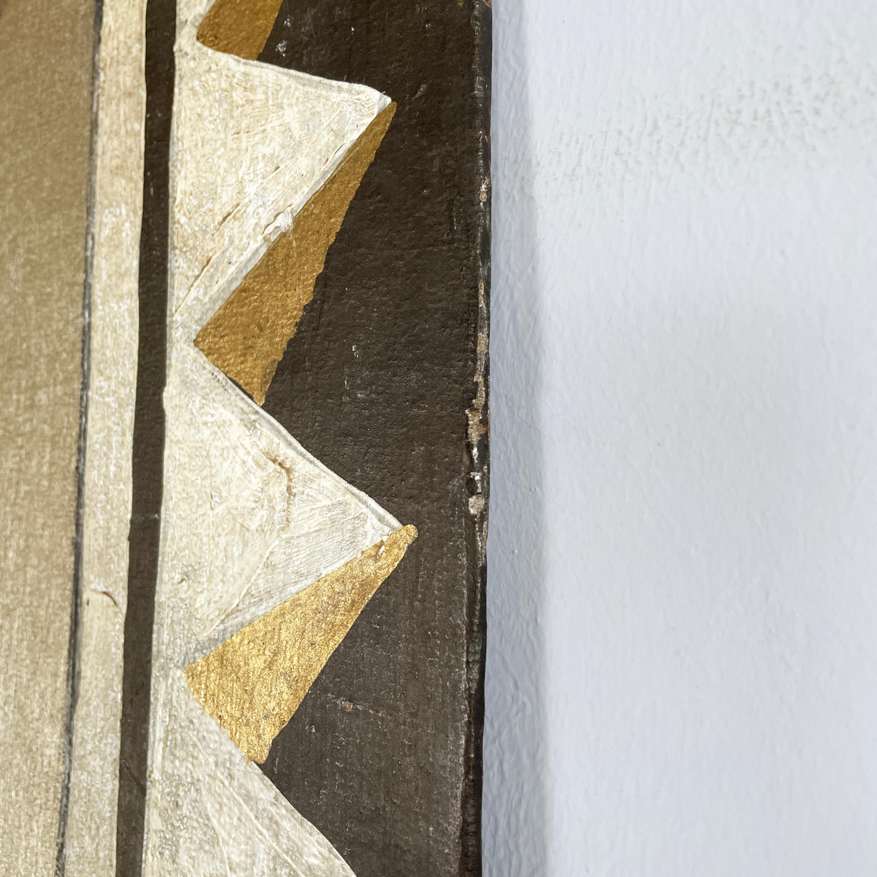 Pittura post cubista francese su masonite di Etiennette Johan, anni '50 in vendita 8