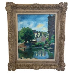French Post Impressionist Oil Painting by Louise-Jeanne Cottard-Fossey