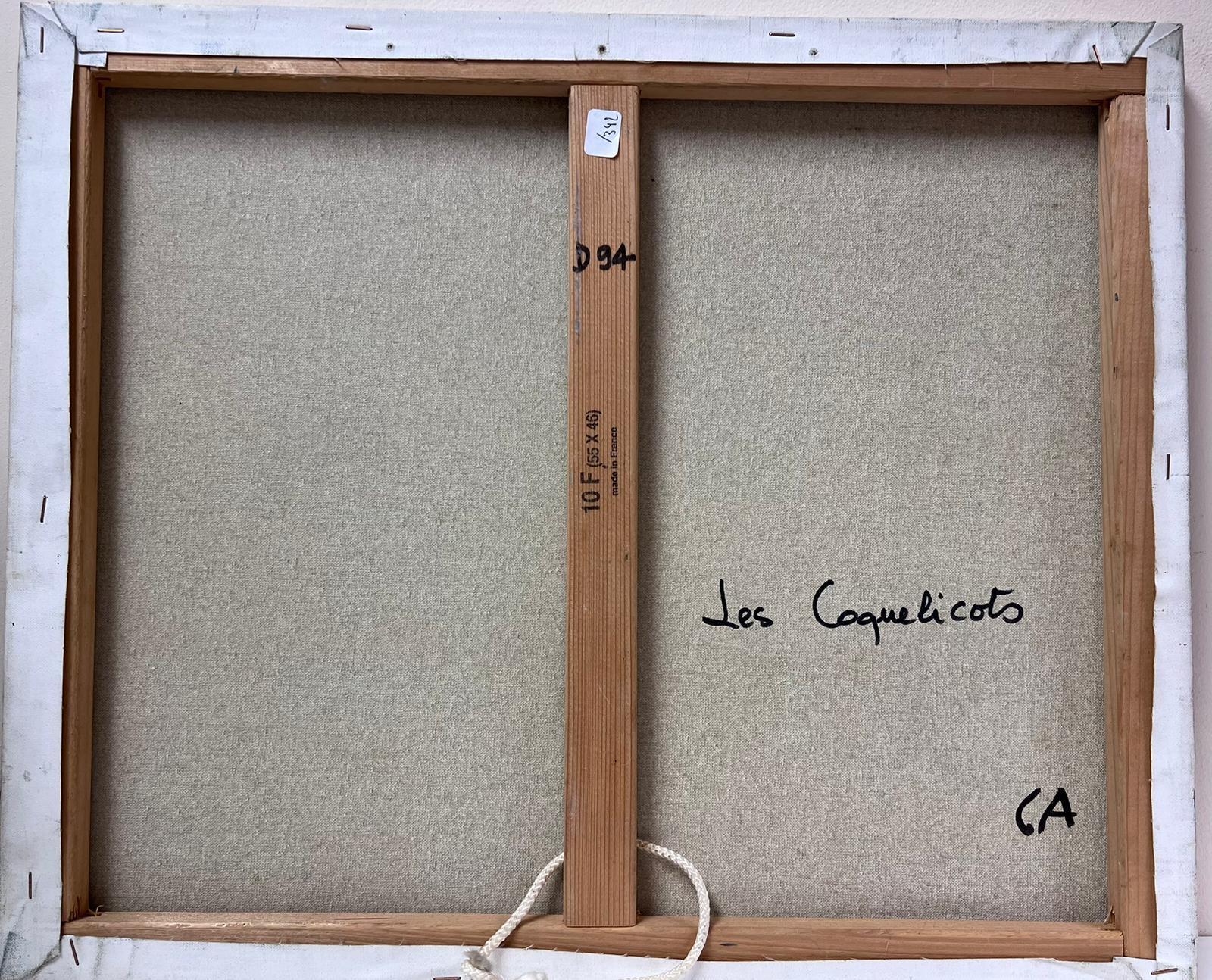 Artista/ Scuola: Pittore francese post-impressionista, fine XX secolo/inizio XXI. 
Firmato

Titolo: Campi di papaveri

Medium: olio su tela firmato, senza cornice

dimensioni: 18 x 21,5 pollici

Provenienza: collezione privata, Francia

Condizioni: