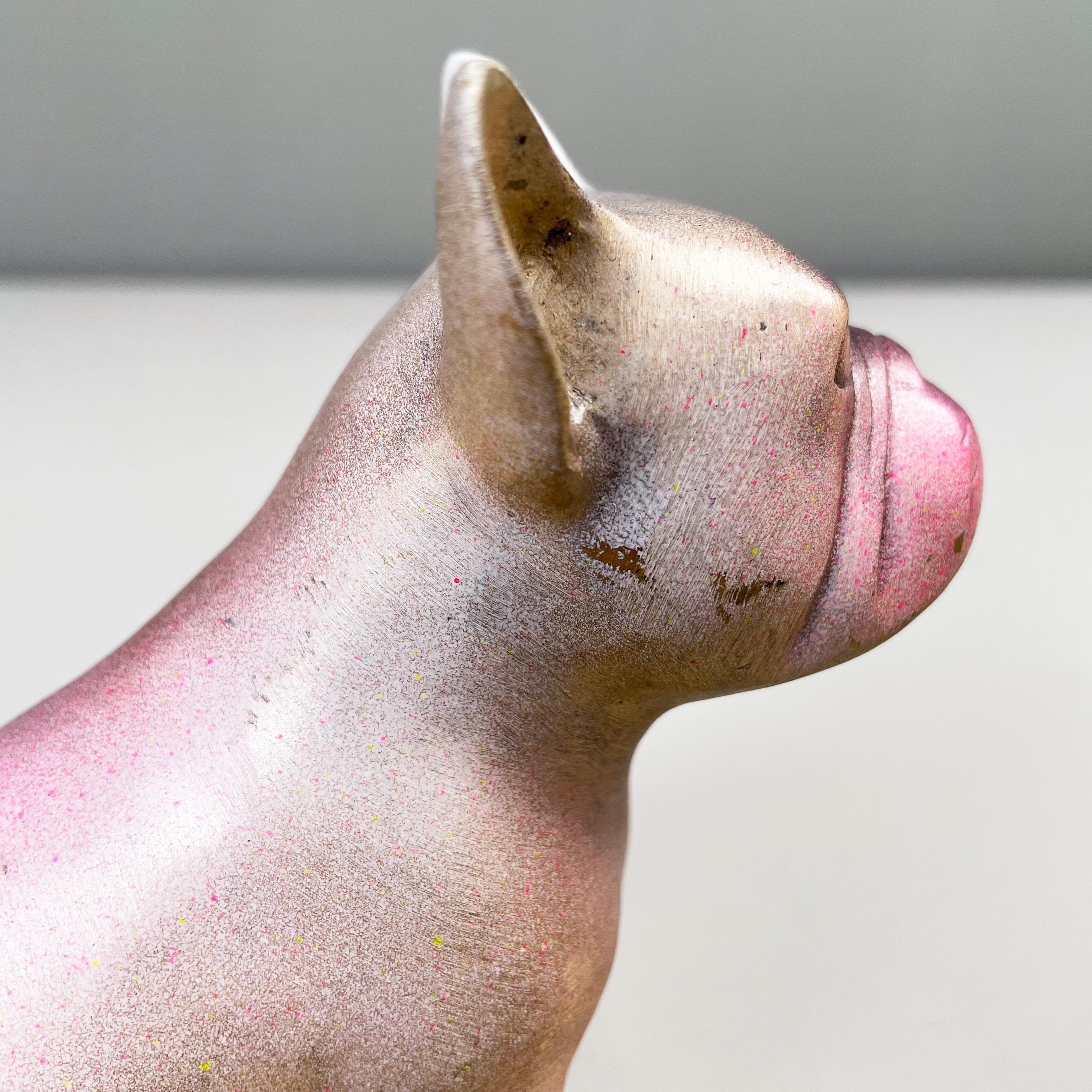Contemporain Sculpture post-moderne française en bronze Doggy John par Julien Marinetti, années 2000 en vente