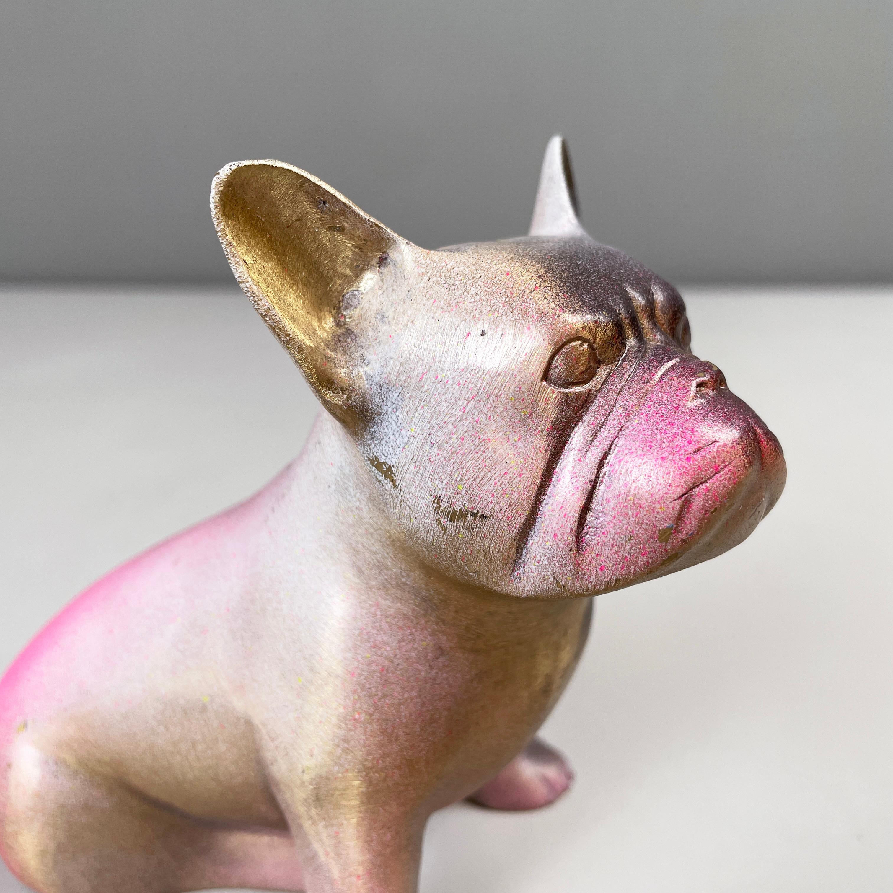 Französische postmoderne Bronzeskulptur Doggy John von Julien Marinetti, 2000er Jahre im Angebot 1