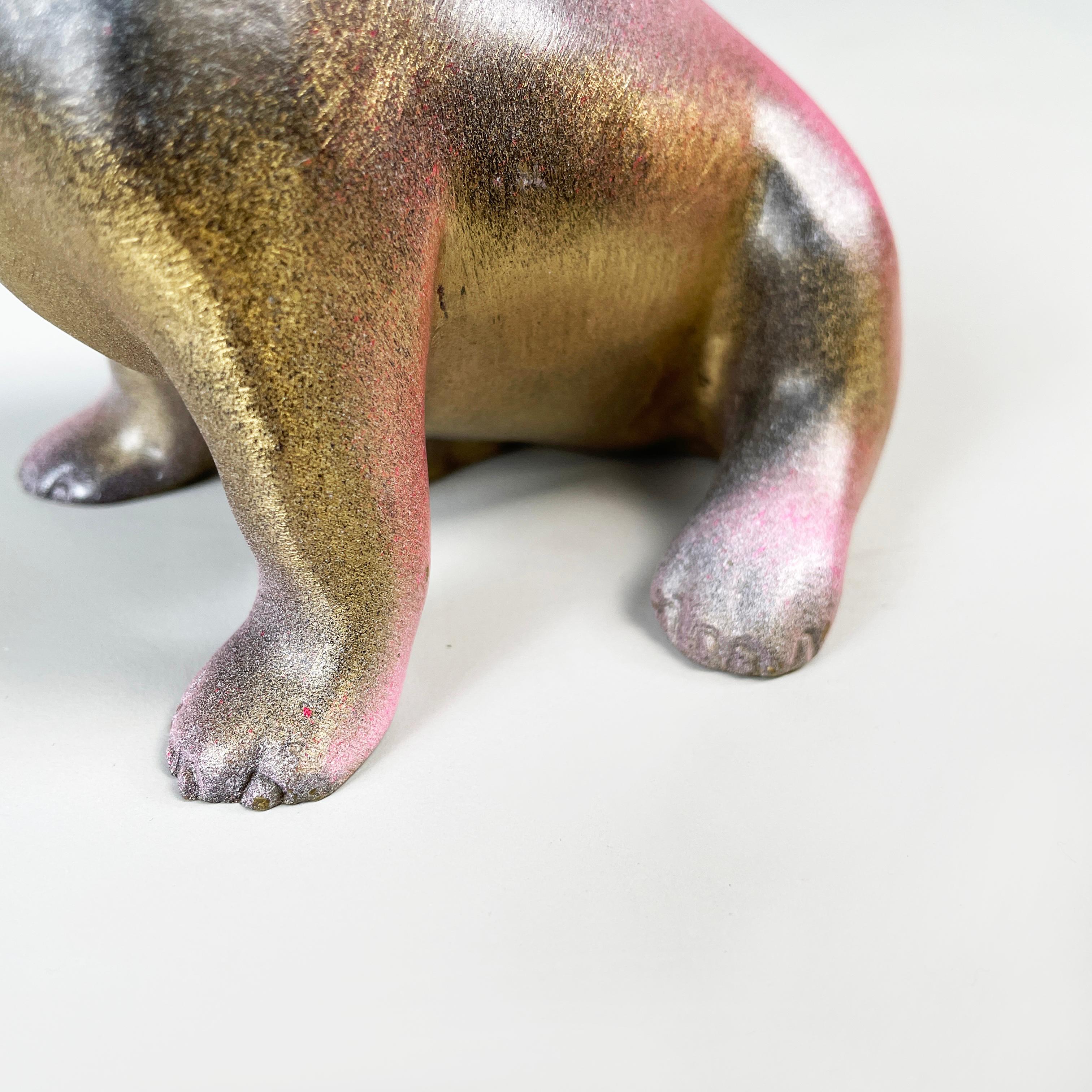 French post-modern Bronze sculpture Doggy John by Julien Marinetti, 2000s in vendita 3