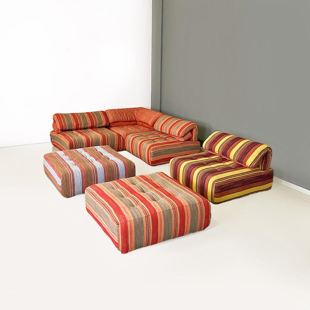Post-Modern French post modern Voyage Immobile modular sofa by Studio Roche Bobois, 1990s For Sale