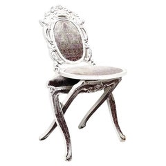 French Post-Modern Wooden Chair by Madame De Pompadour, 2000s