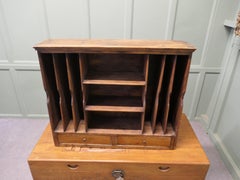 French Post Office Filing Shelf A useful rustic piece in pine