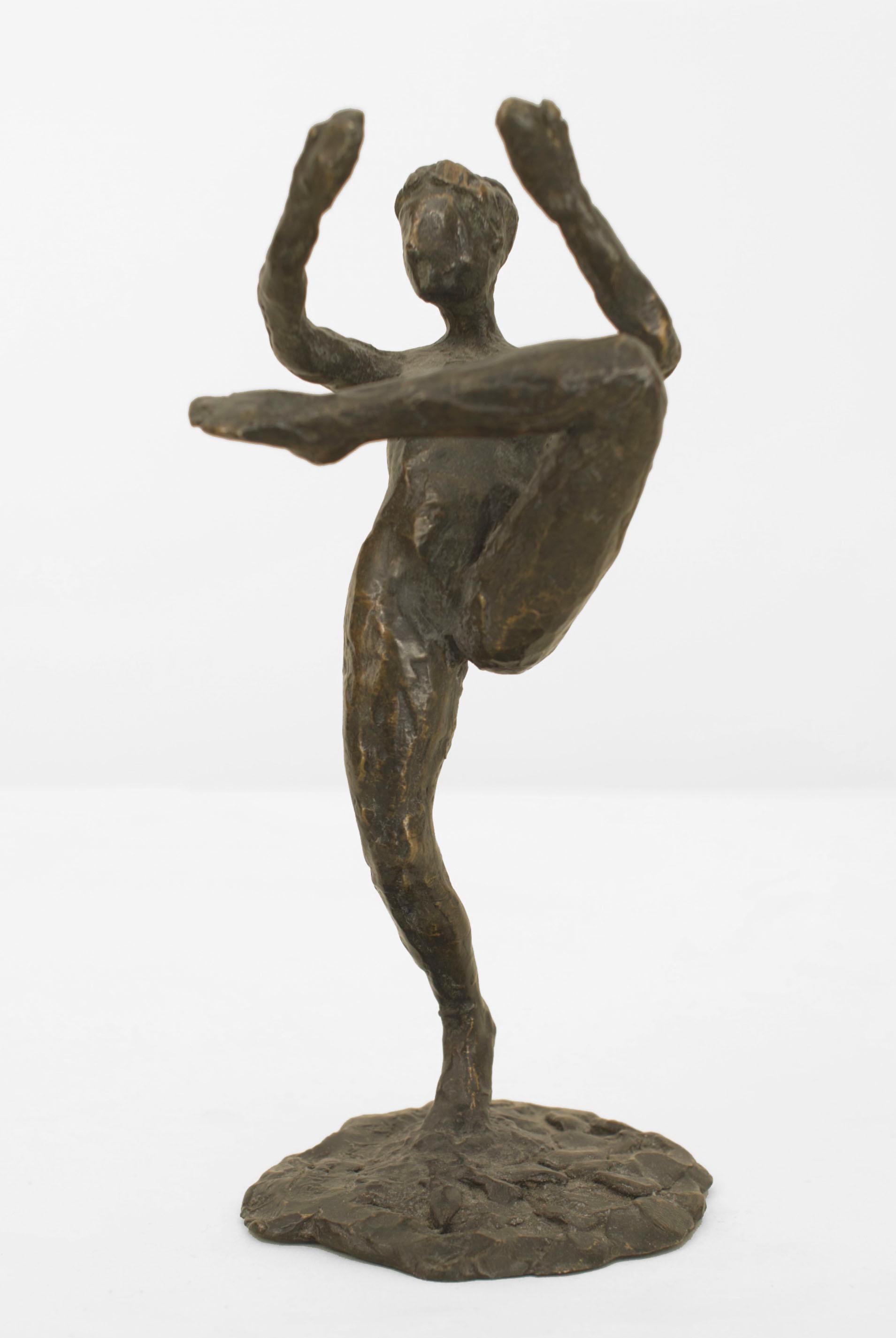 Bronze French Post-War Stylized Female Figures For Sale