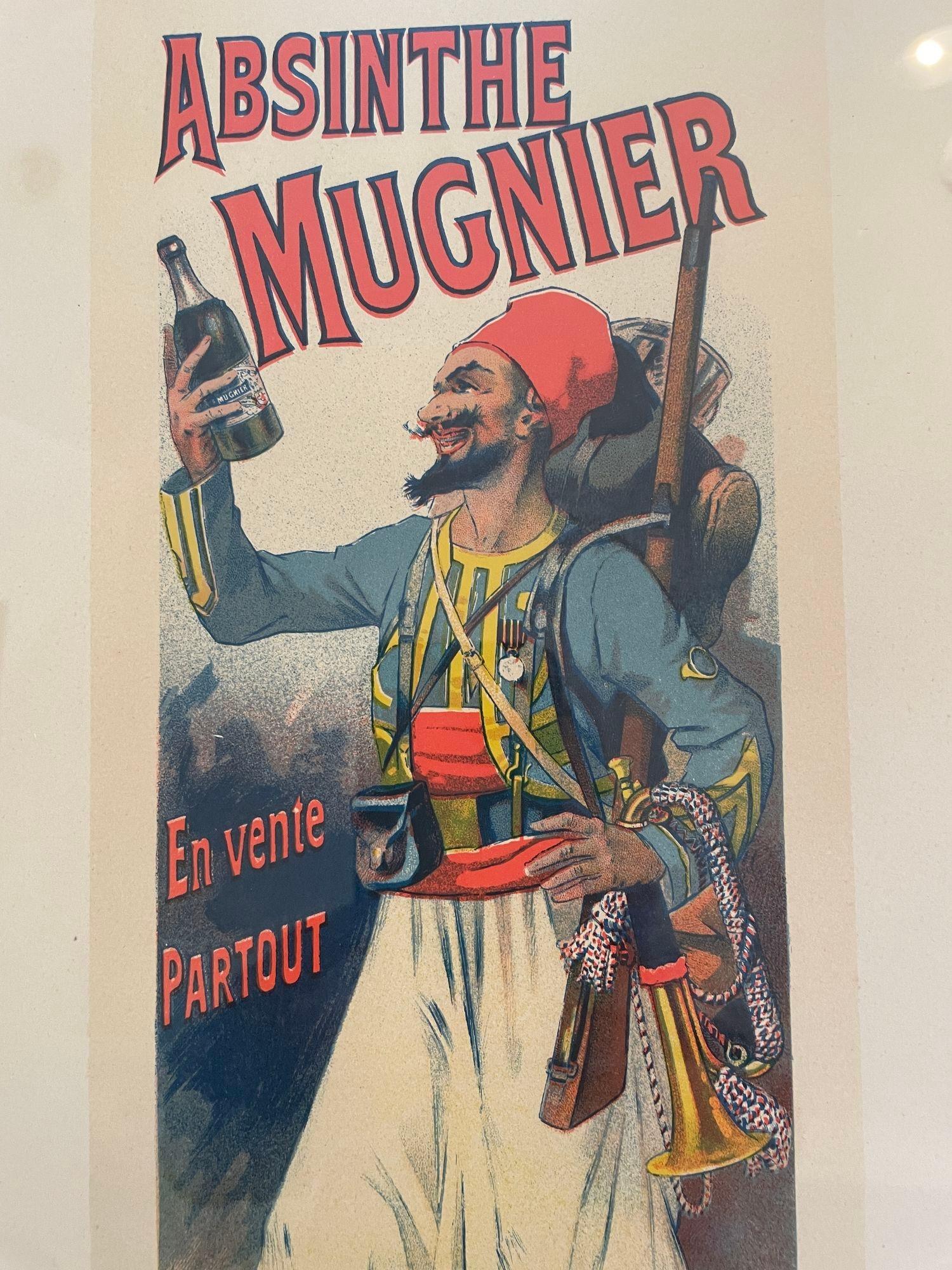 French Poster by Les Maîtres de l’Affiche Plate 135 circa 1898 Absinthe Mugnier For Sale 4