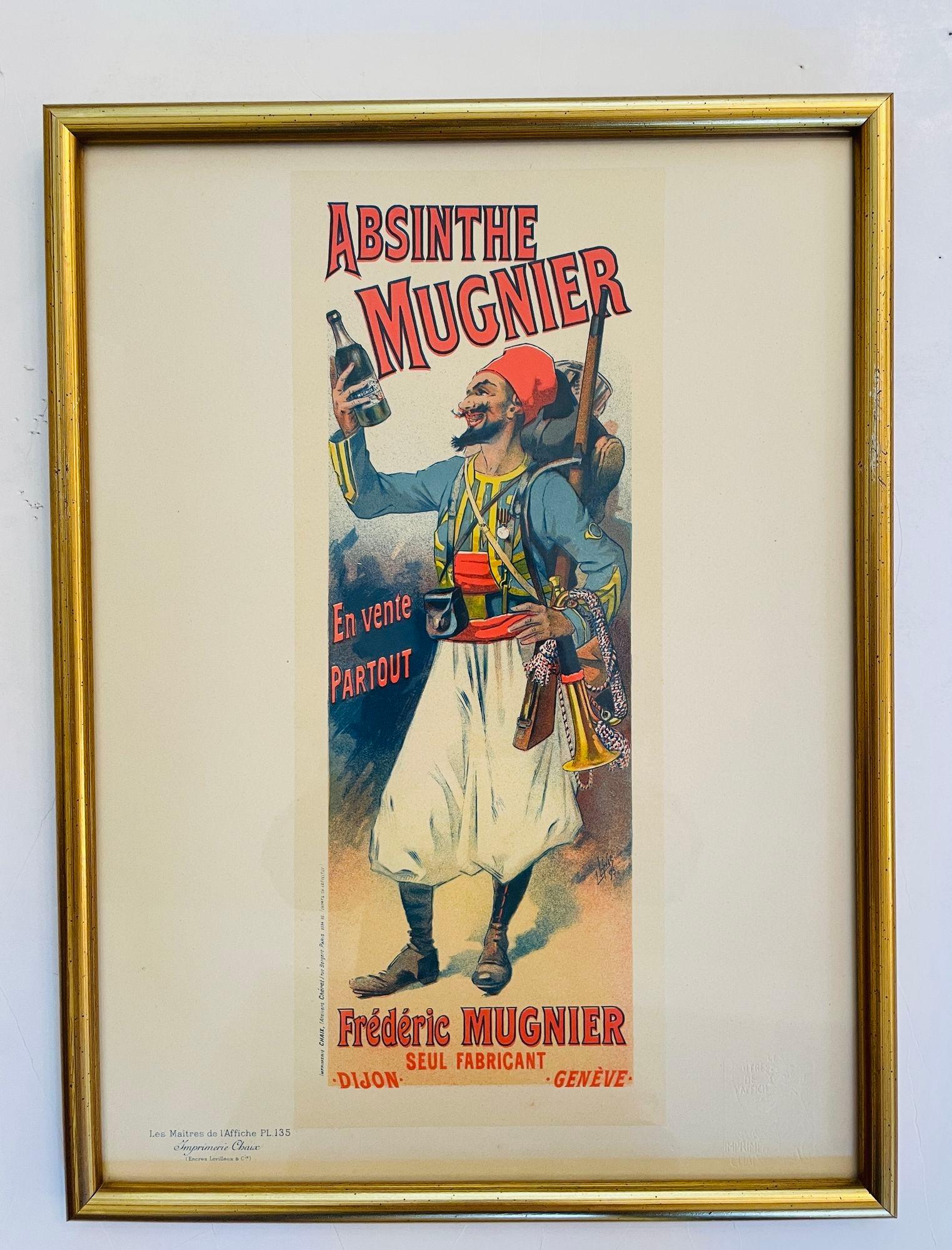 French Poster by Les Maîtres de l’Affiche Plate 135 circa 1898 Absinthe Mugnier For Sale 7