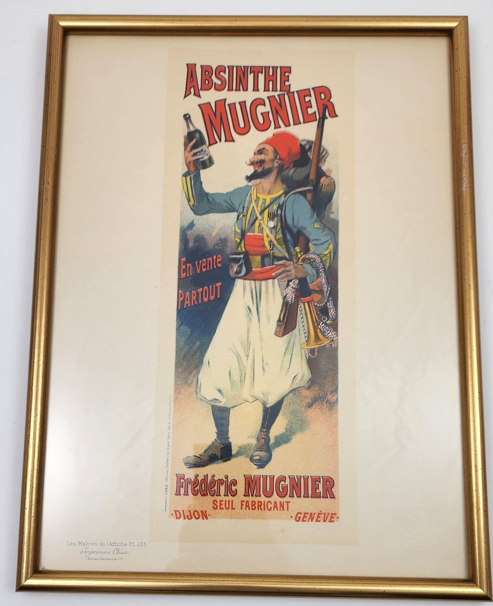 French Poster by Les Maîtres de l’Affiche Plate 135 circa 1898 Absinthe Mugnier For Sale 2