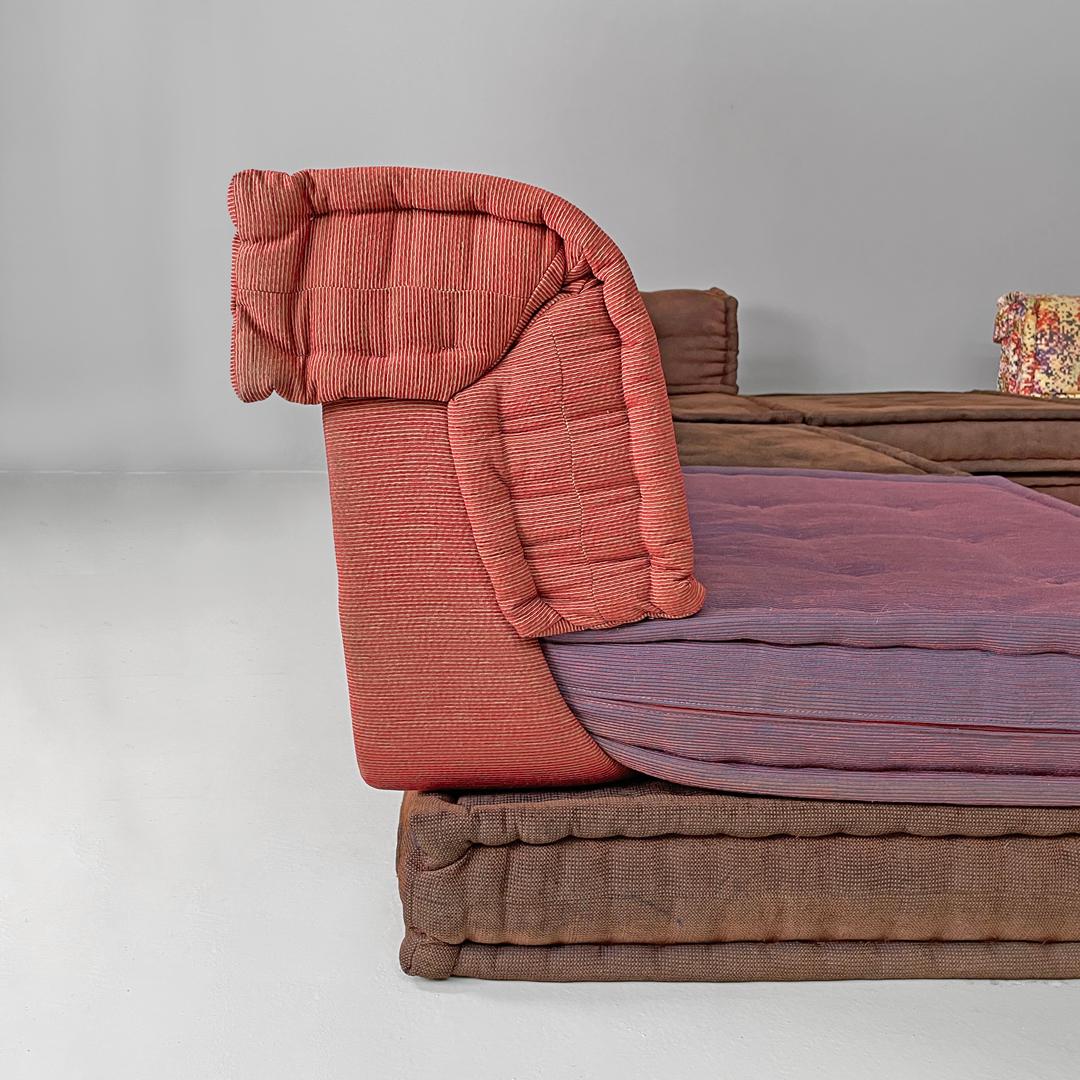 French Postmodern Modular Sofa Mah Jong by Hans Hopfer for Roche Bobois, 2000s For Sale 10
