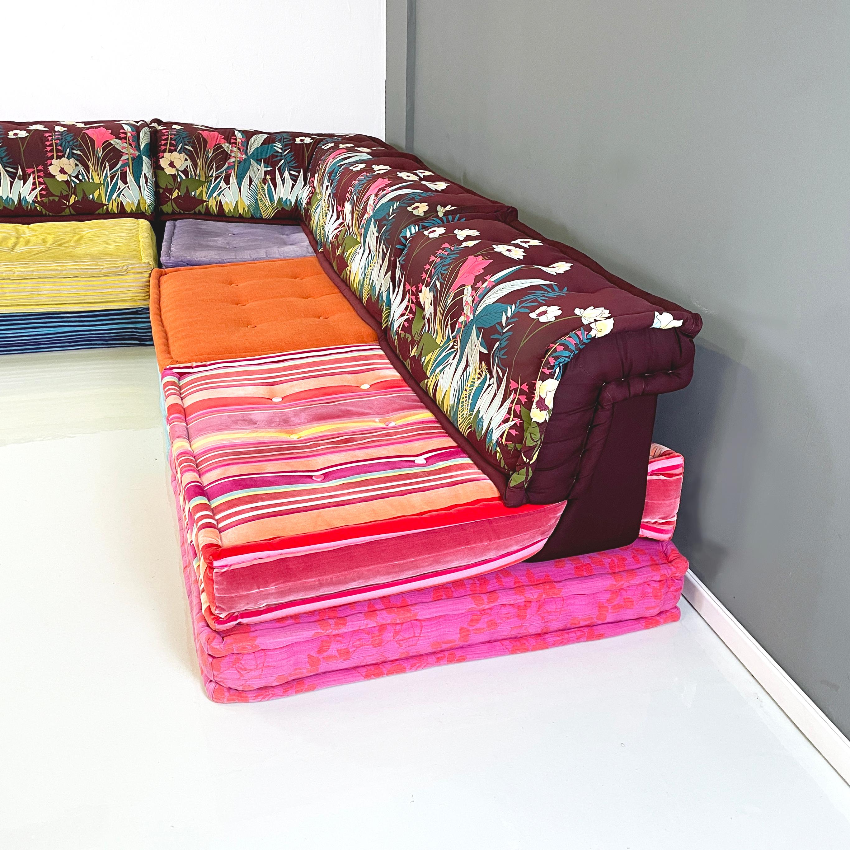 French Postmodern Modular Sofa Mah Jong by Hans Hopfer for Roche Bobois, 2000s For Sale at 1stDibs