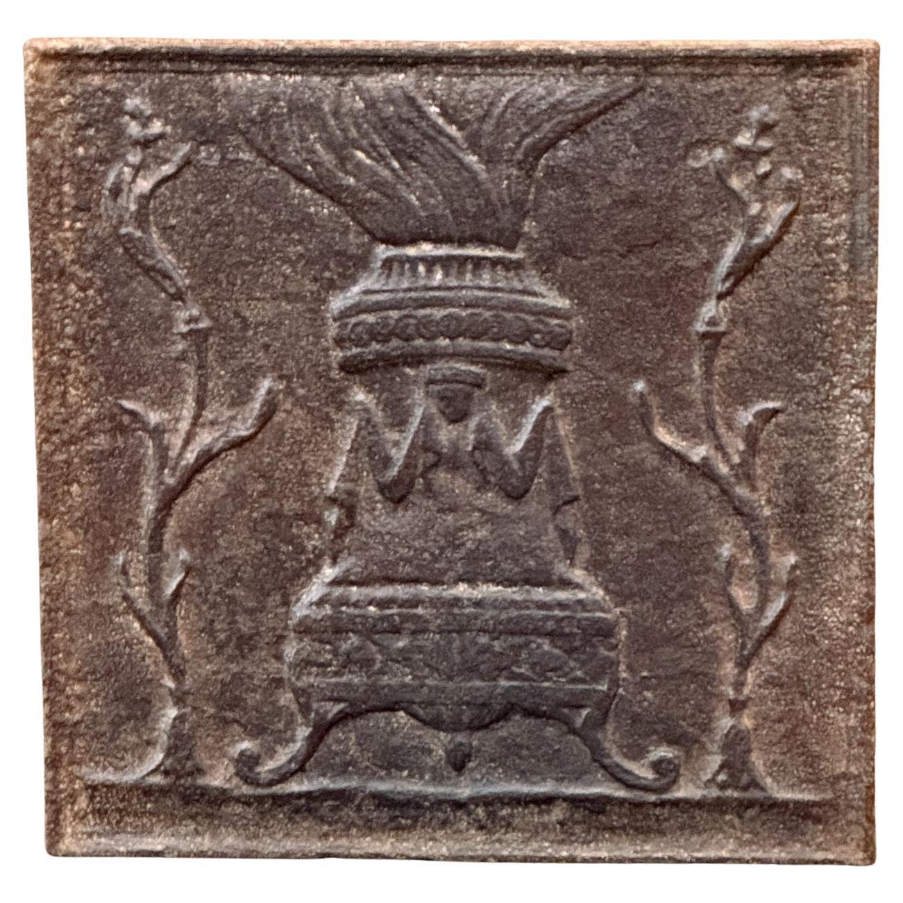 Chimenea francesa "Olla de fuego", principios del siglo XIX