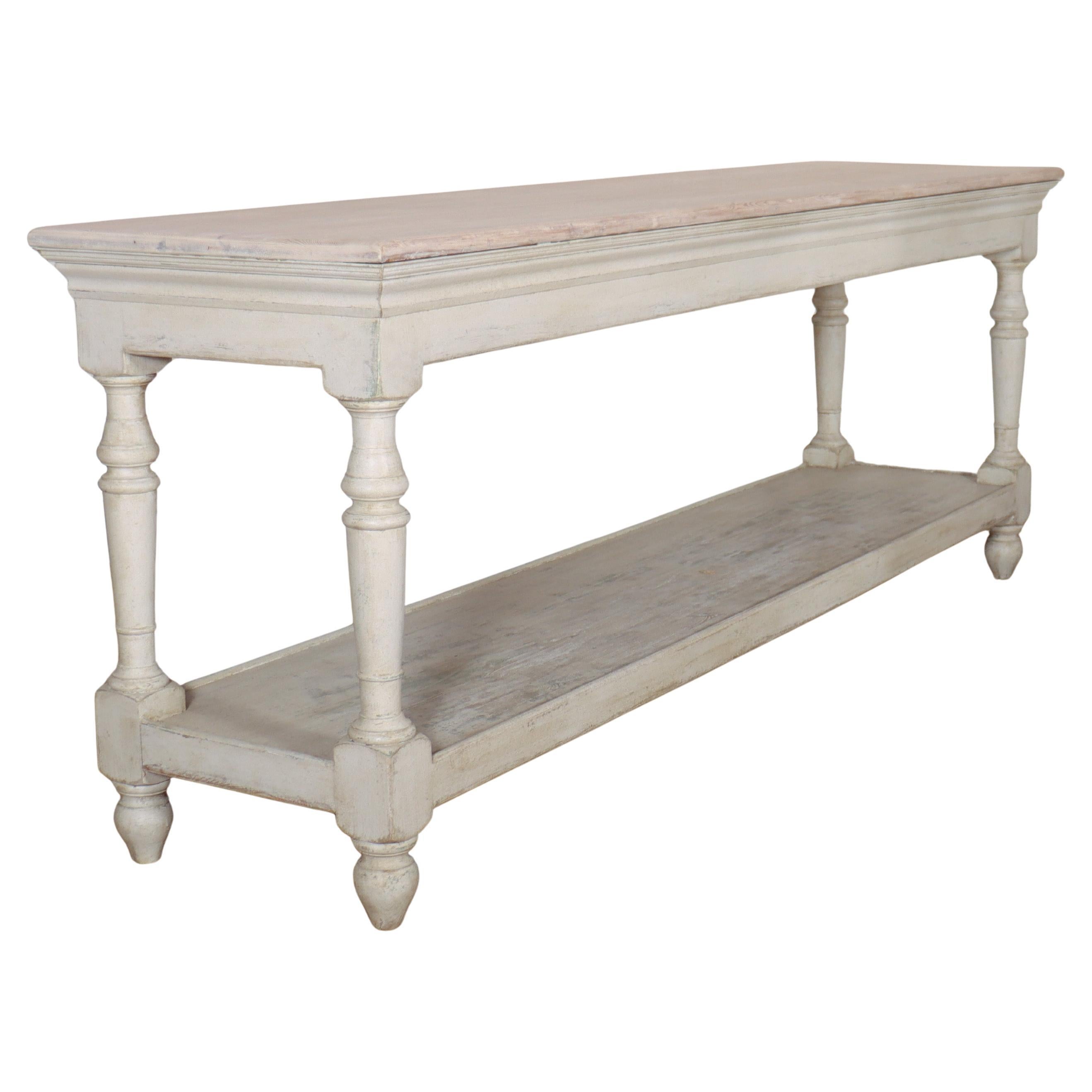 French Potboard Drapers Table