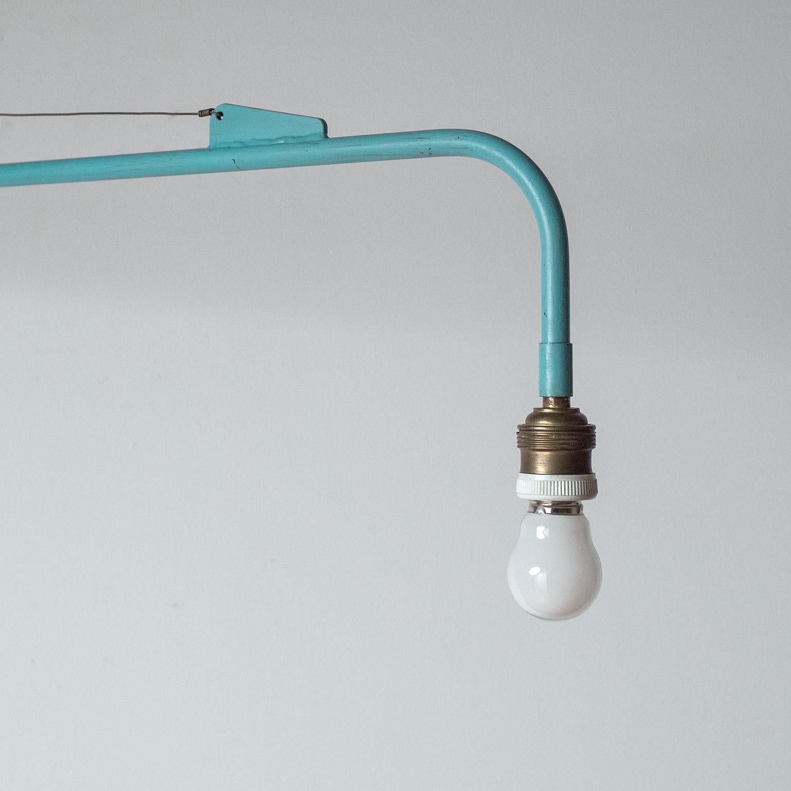 Mid-Century Modern Jean Prouvé JIB Potence Lamp, 1950s For Sale