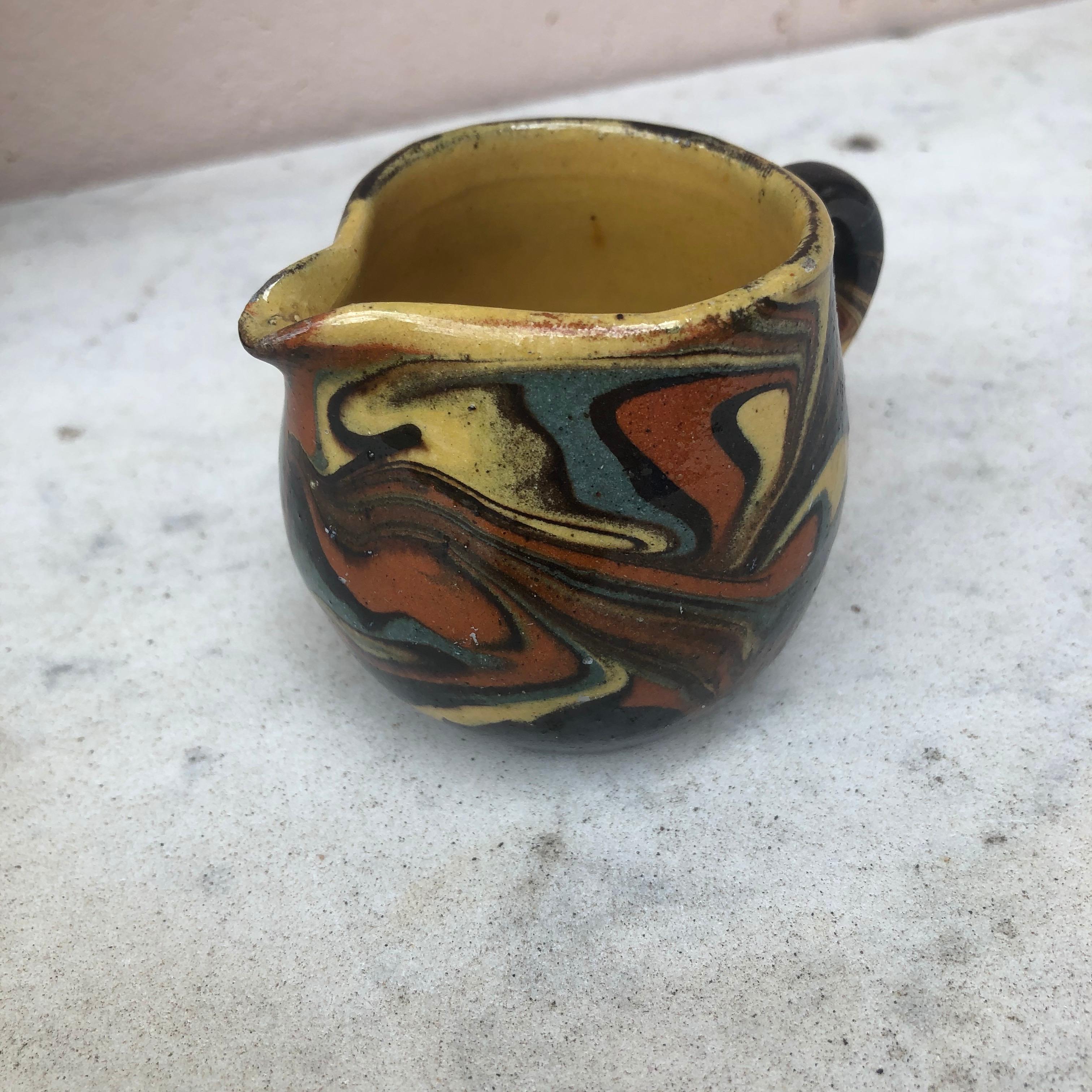 French Pottery Pitcher, Circa 1890 For Sale 4