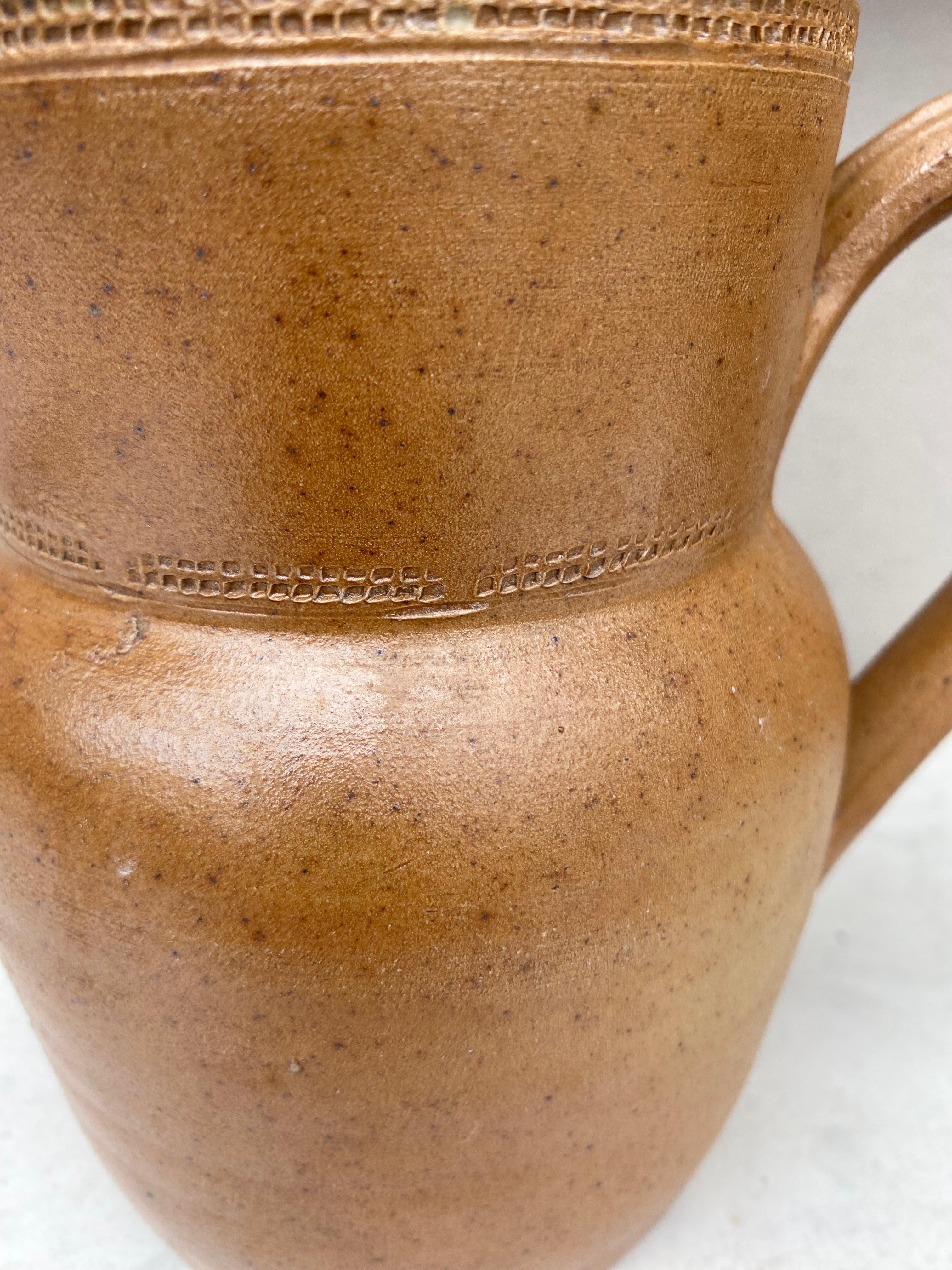 French Pottery Pitcher, Circa 1900 For Sale 2