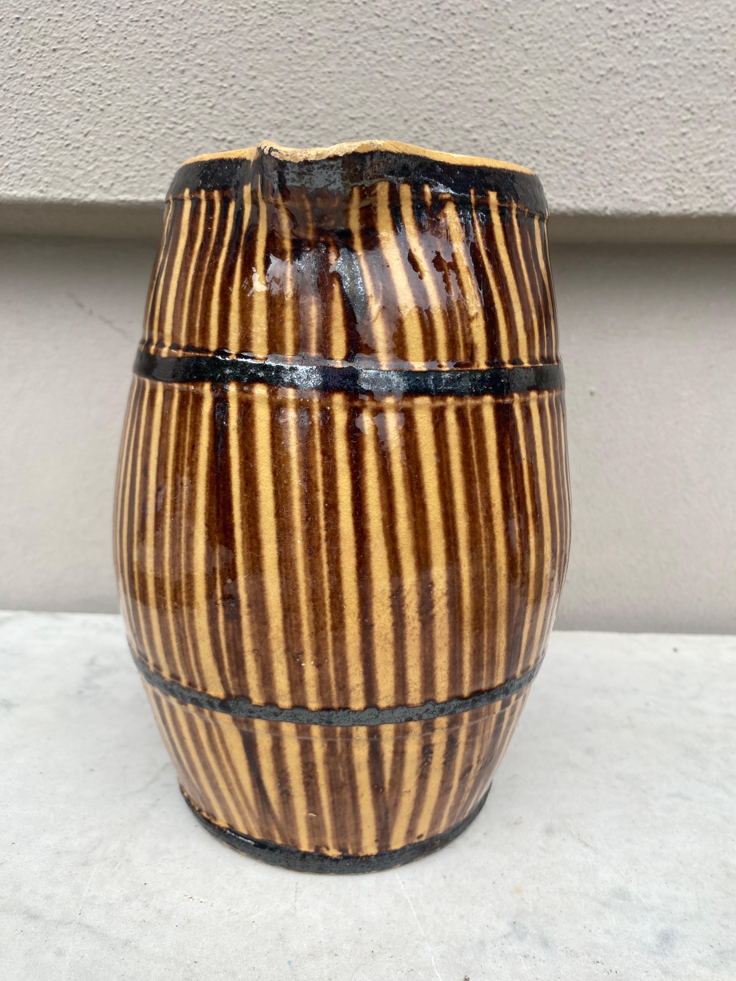Französischer Keramikkrug Savoie, um 1890 (Spätes 19. Jahrhundert) im Angebot