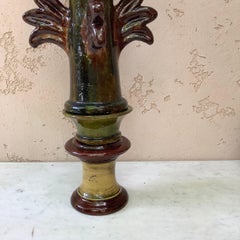 French Pottery Roof Finial Bavent Normandy