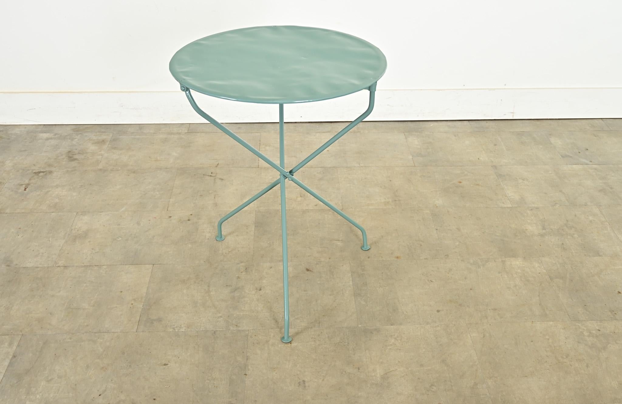 19th Century French Powdercoated Bistro Table